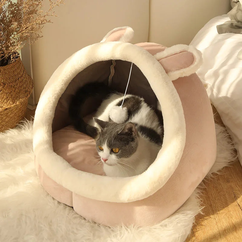 Cat Bed Cartoon Pet Bed Cave Cats Bed