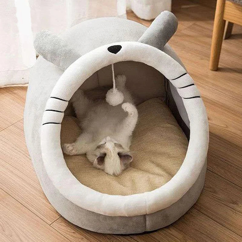 Cat Bed Cartoon Pet Bed Cave Cats Bed